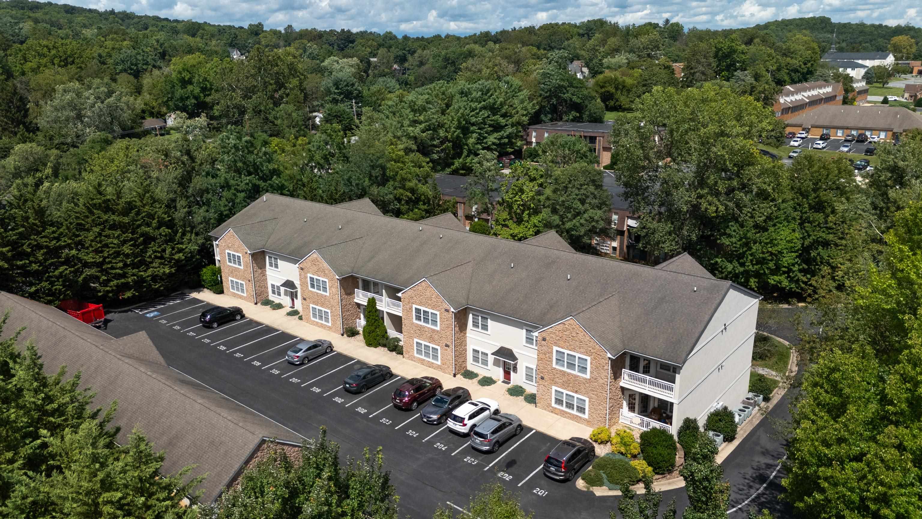 1410 North Coalter Street, Unit 202 Staunton, VA 24401 - Photo 51 of 52 an aerial view of a house