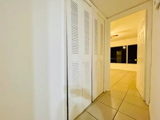 a view of a room with a projector