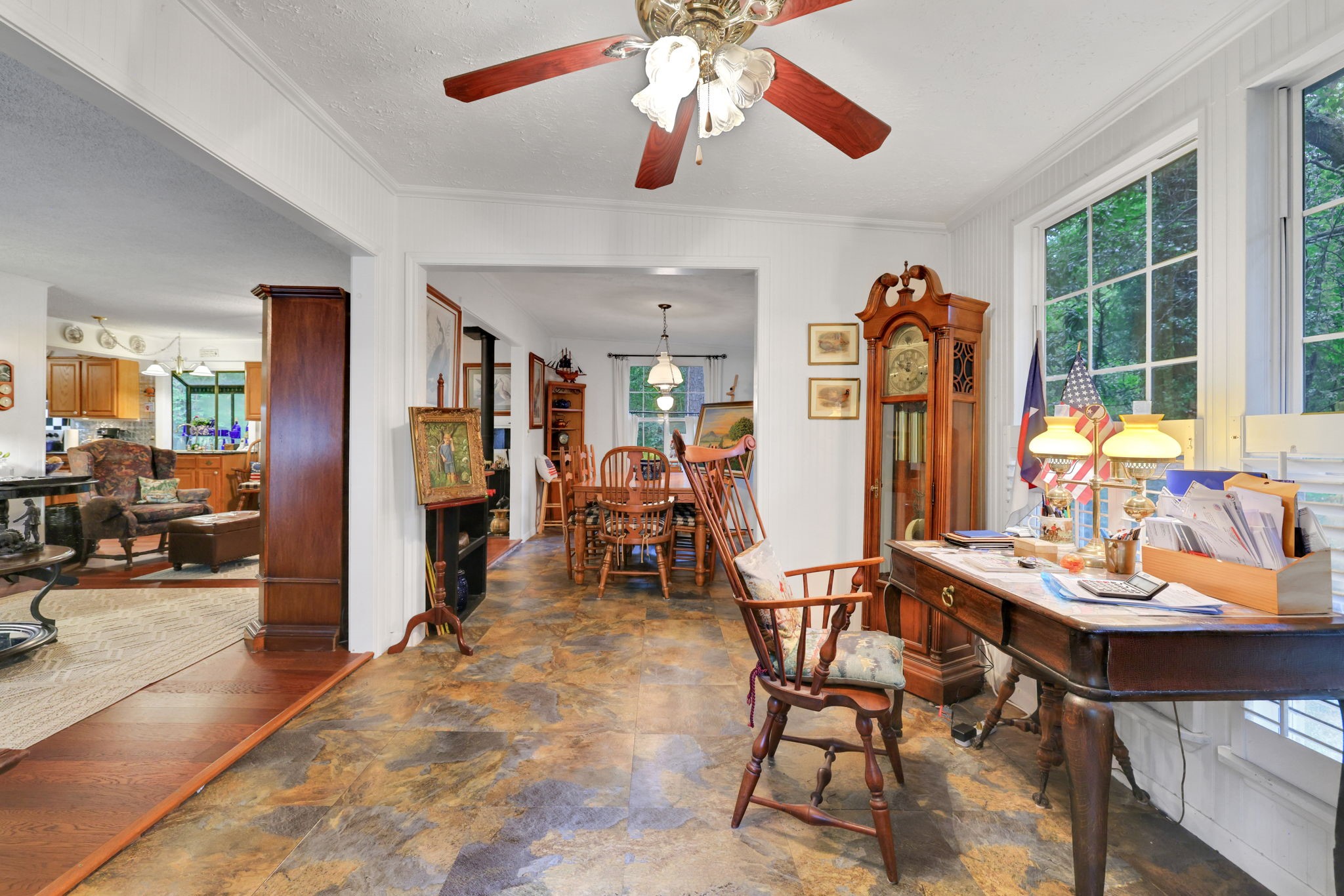 300 Timber Lane Coldspring, TX 77331 - Photo 17 of 43 a view of a dining room with furniture window and outside view