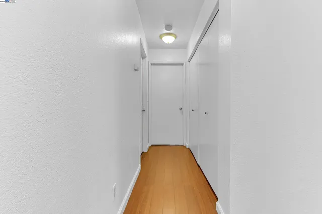 a view of a bathroom with a bathtub