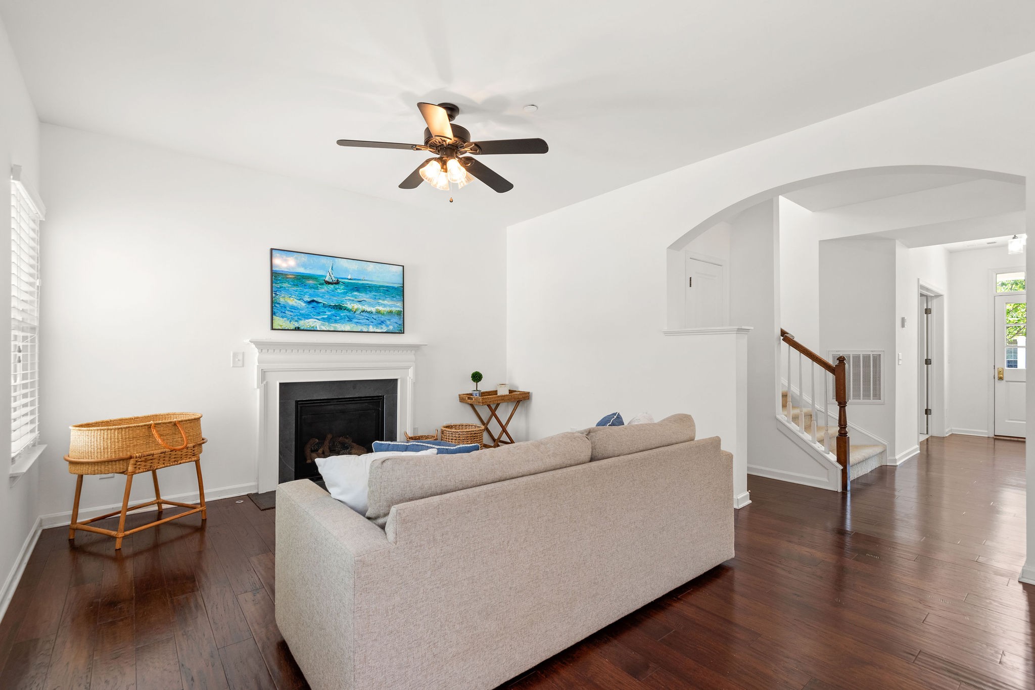 620 Streamside Lane Franklin, TN 37064 - Photo 17 of 45 a living room with furniture and a fireplace
