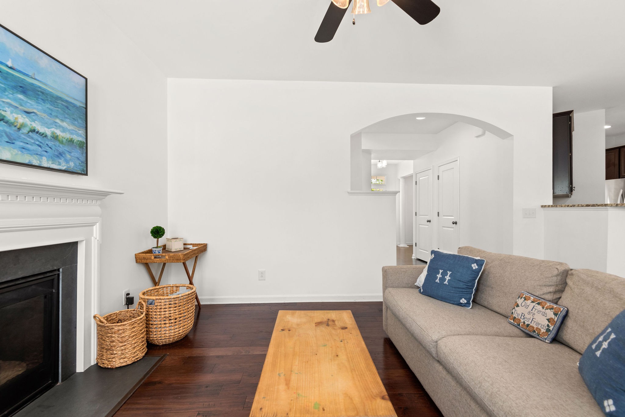 620 Streamside Lane Franklin, TN 37064 - Photo 21 of 45 a living room with furniture and a fireplace