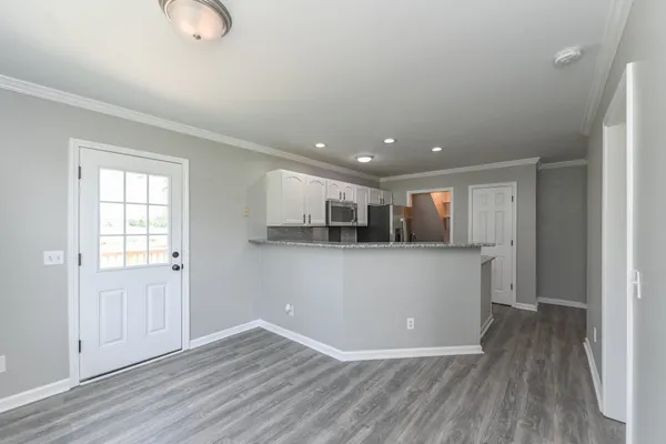 wooden floor in an empty room with wooden floor