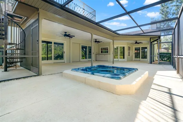 a view of an outdoor space and a yard