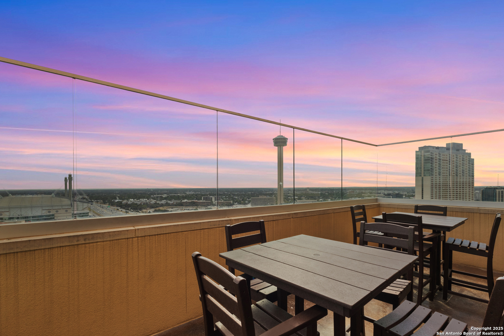 215 Center Street, Unit 1005 San Antonio, TX 78202 - Photo 1 of 29 a view of a terrace with furniture