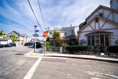 a view of a building with a street