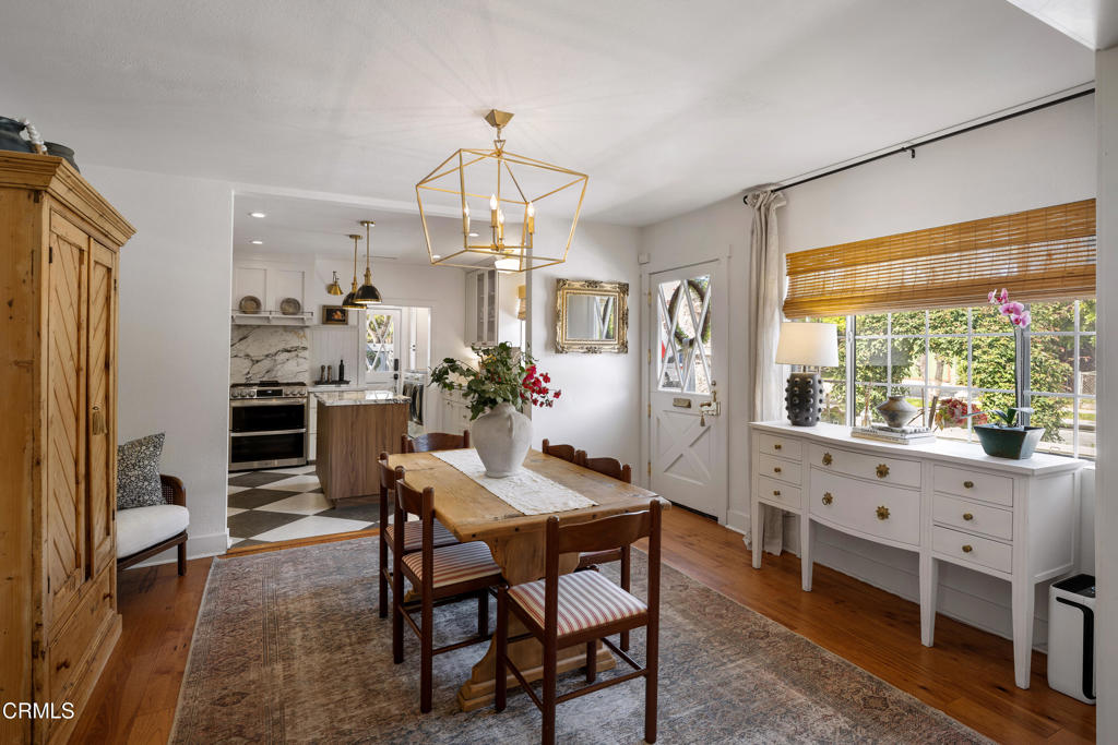 640 East Rio Grande Street Pasadena, CA 91104 - Photo 13 of 61 a view of a dining room with furniture window and outside view