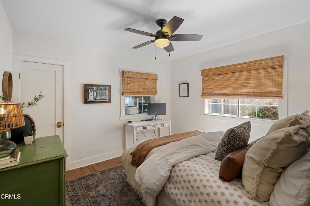 640 East Rio Grande Street Pasadena, CA 91104 - Photo 33 of 61 a bedroom with a bed and a window