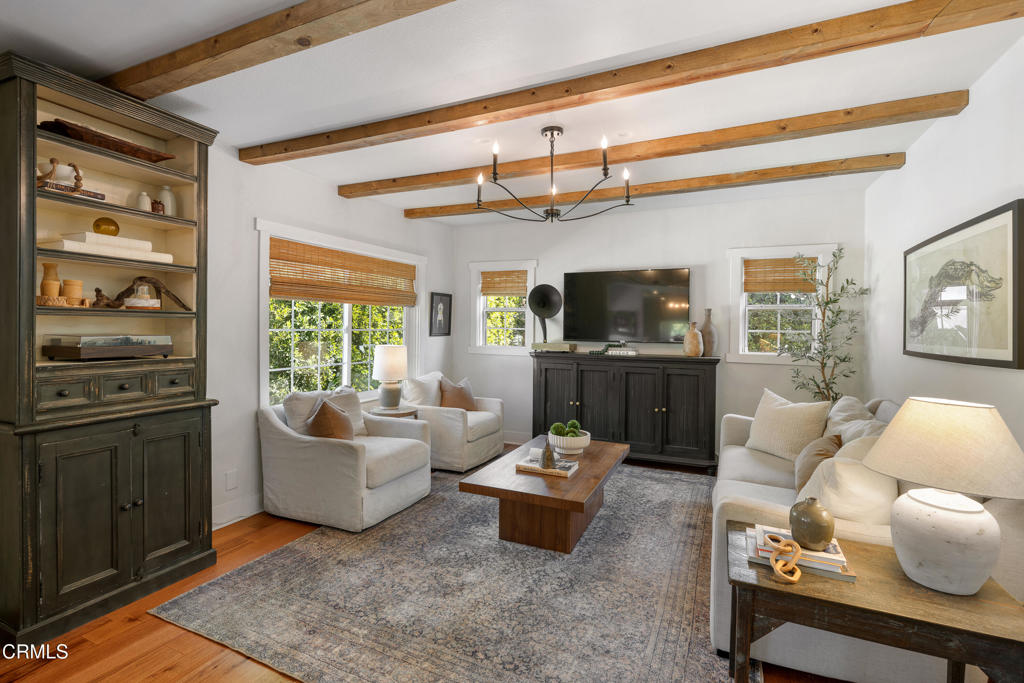 640 East Rio Grande Street Pasadena, CA 91104 - Photo 9 of 61 a living room with furniture and a flat screen tv