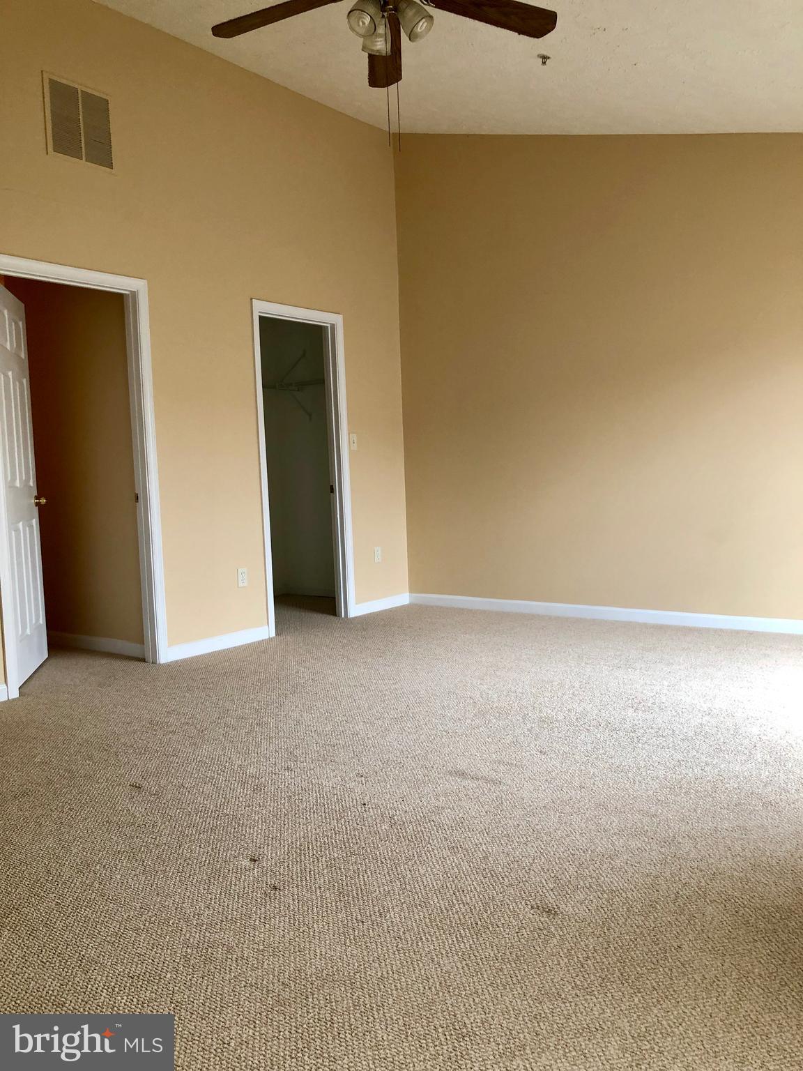 1803 Triple Feather Road, Unit 75 Severn, MD 21144 - Photo 10 of 15 Large Master w/berber carpet & ceiling fan