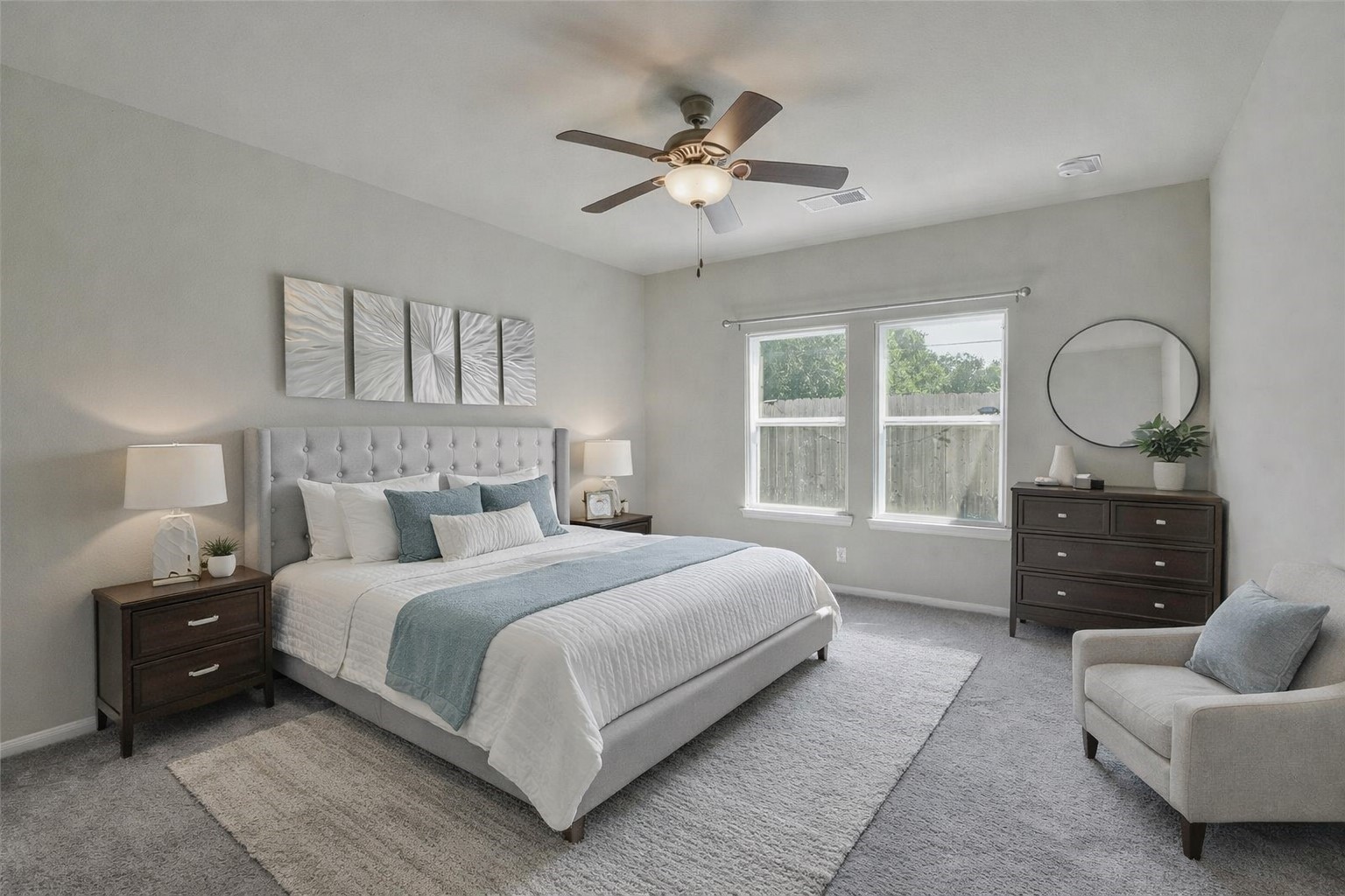 614 Pequin Road Crosby, TX 77532 - Photo 16 of 43 a bedroom with a bed and furniture with window