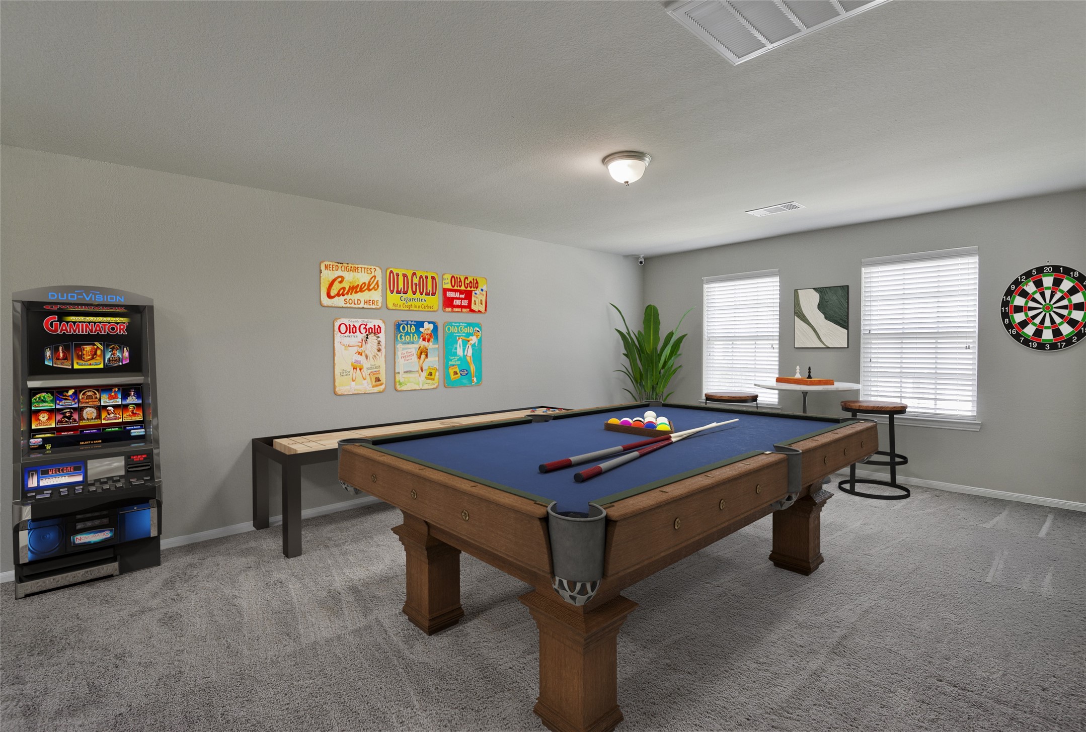 614 Pequin Road Crosby, TX 77532 - Photo 23 of 43 a room with furniture pool table and windows