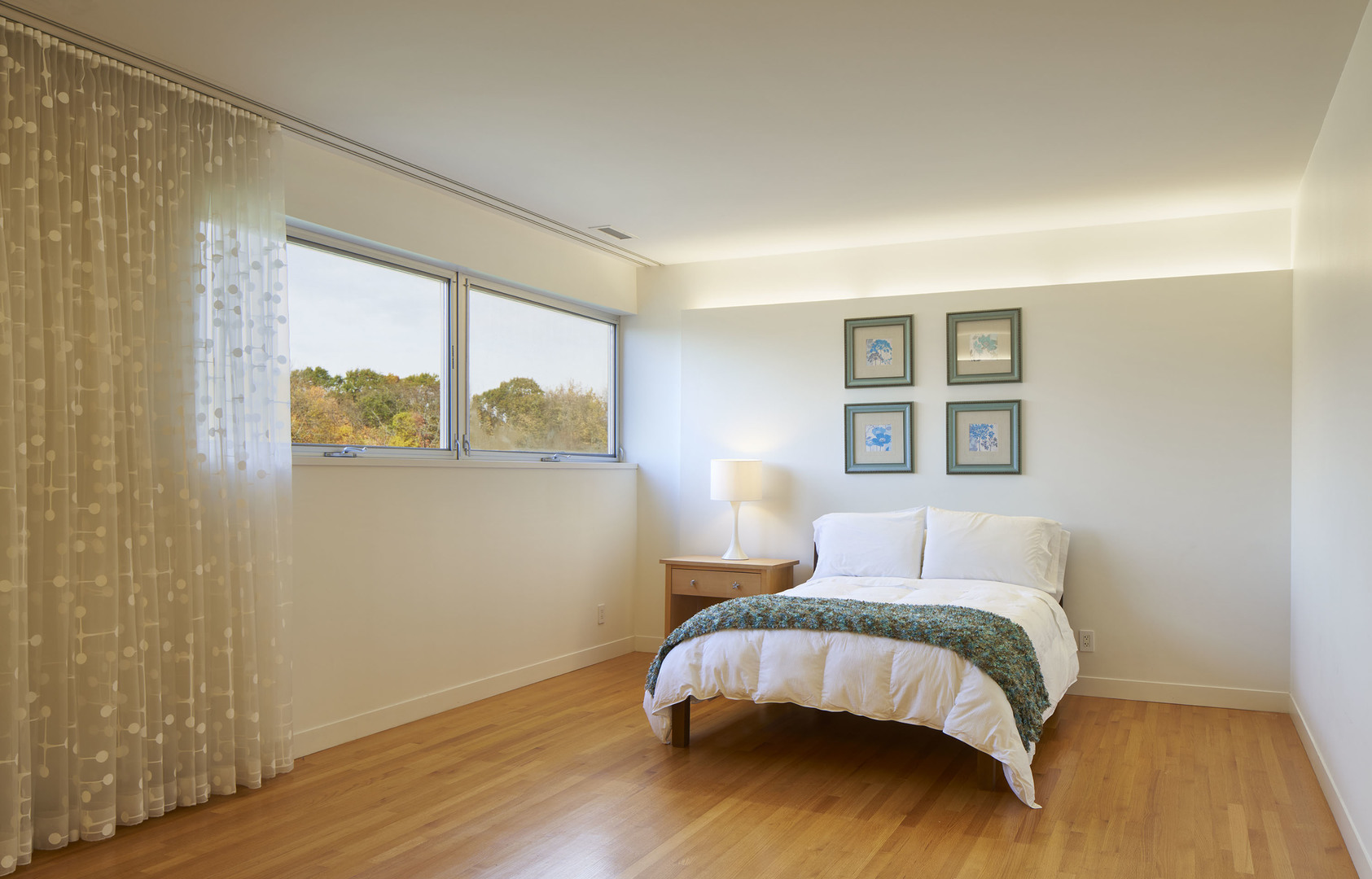 7320 Saratoga Road Morris, IL 60450 - Photo 30 of 61 a bedroom with a bed and wooden floor