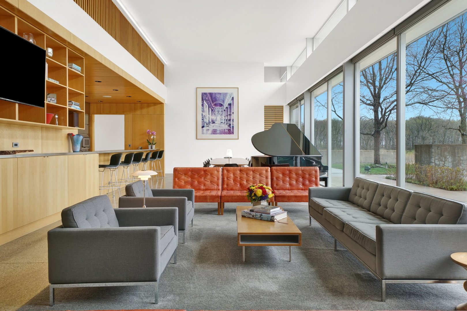 7320 Saratoga Road Morris, IL 60450 - Photo 6 of 61 a living room with furniture and a flat screen tv