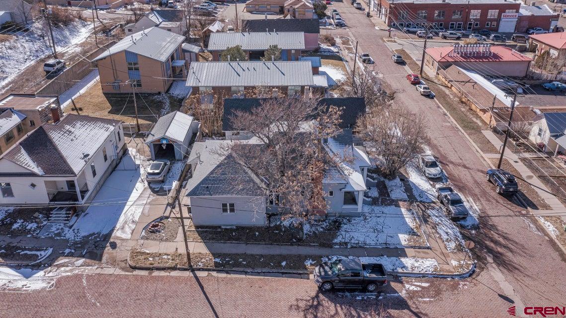 522 East First Street, Unit A & B Trinidad, CO 81082 - Photo 41 of 45 an aerial view of residential houses with outdoor space