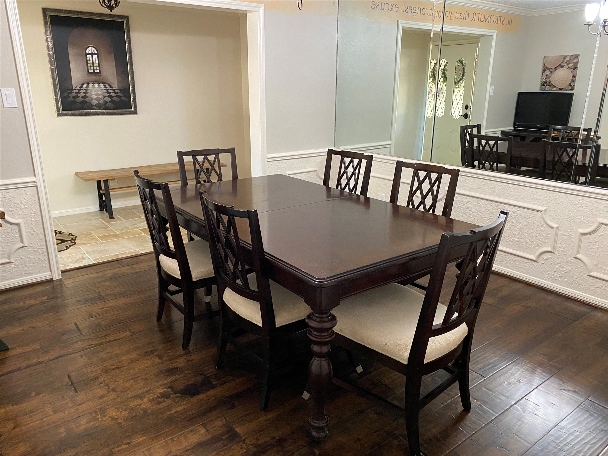 28 Tangle Brush Drive Spring, TX 77381 - Photo 12 of 29 a view of a dining room with furniture and wooden floor