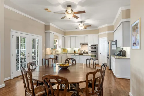 a room with furniture and wooden floor