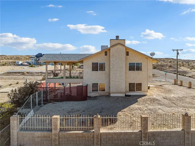 a view of a house with a patio