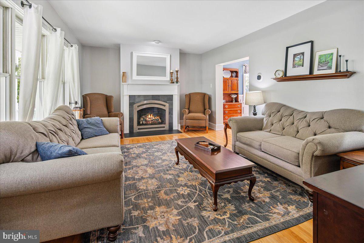 8 High Acres Drive Ewing, NJ 08628 - Photo 3 of 43 a living room with furniture and a fireplace