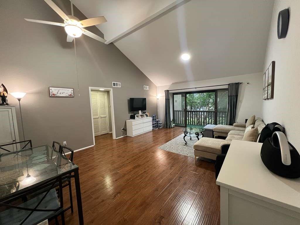 4569 North O'Connor Road, Unit 2318 Irving, TX 75062 - Photo 2 of 9 a living room with furniture and a large window