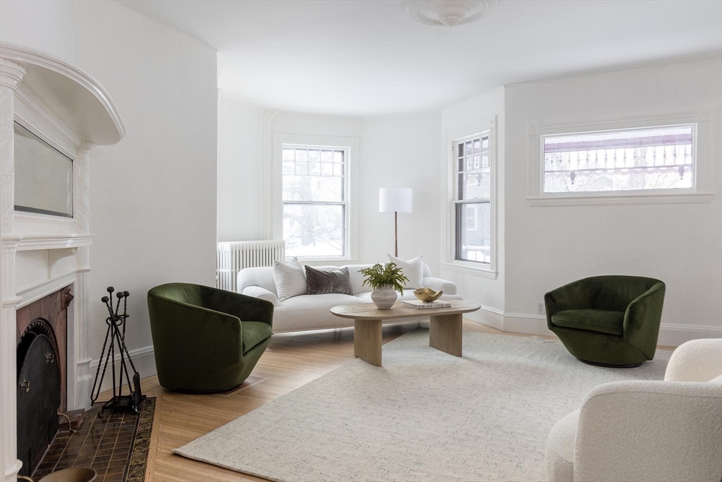 61 Toxteth Street Brookline, MA 02446 - Photo 6 of 21 a living room with furniture and a window