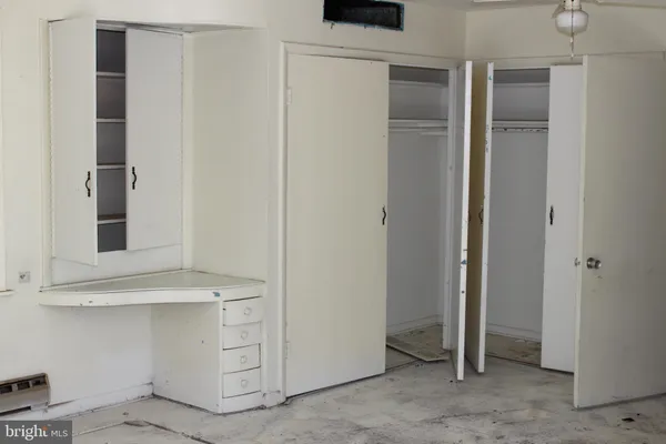 a view of cabinets