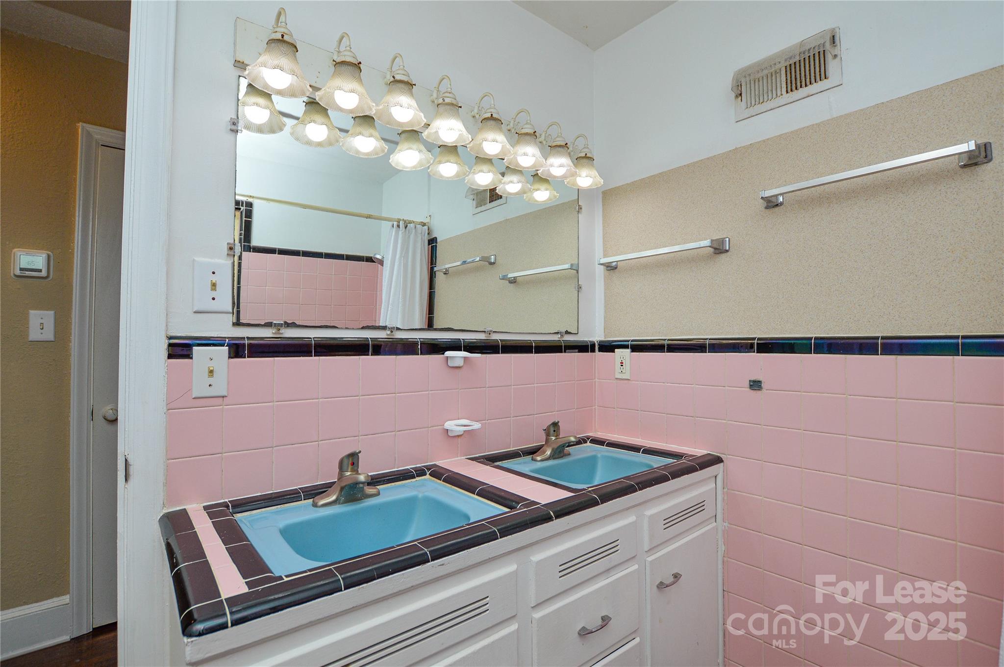2511 Woodstar Road Matthews, NC 28105 - Photo 7 of 21 a bathroom with a sink and a mirror