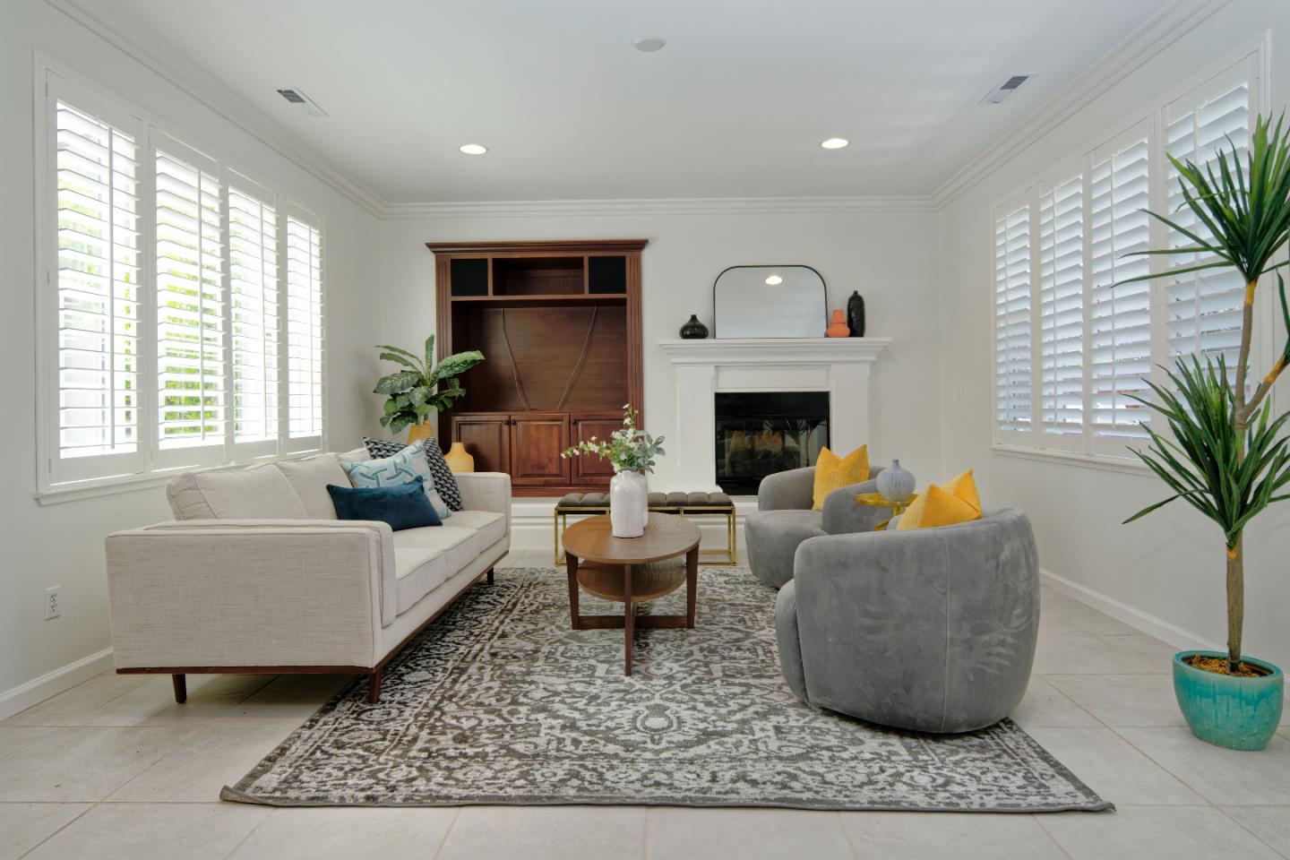 7160 Eagle Ridge Drive Gilroy, CA 95020 - Photo 11 of 80 a living room with furniture fireplace and window