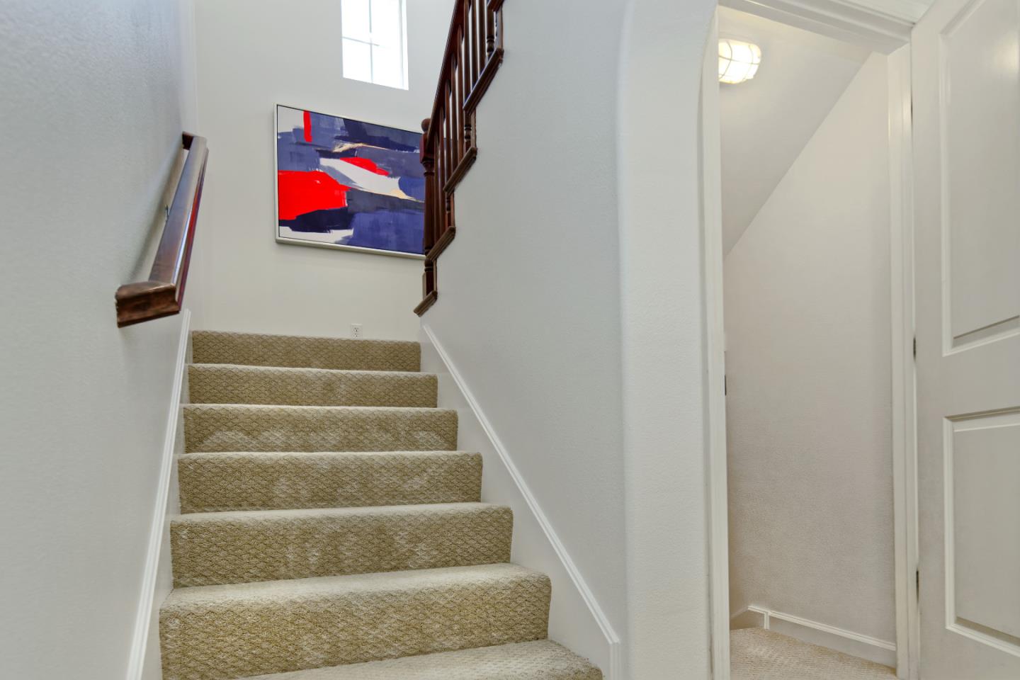 7160 Eagle Ridge Drive Gilroy, CA 95020 - Photo 23 of 80 a view of staircase with white walls and a window