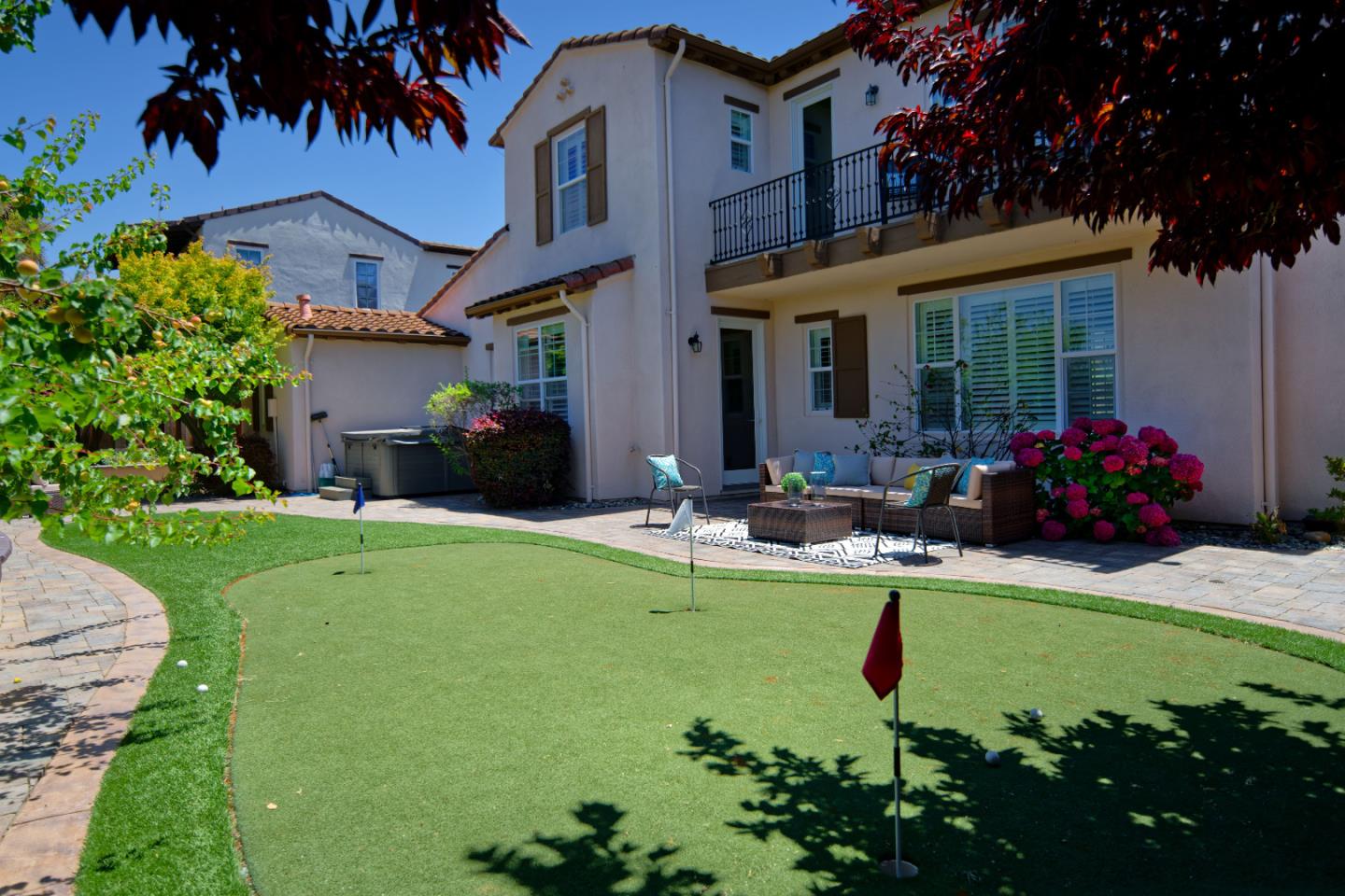 7160 Eagle Ridge Drive Gilroy, CA 95020 - Photo 49 of 80 a view of a house with swimming pool patio and garden