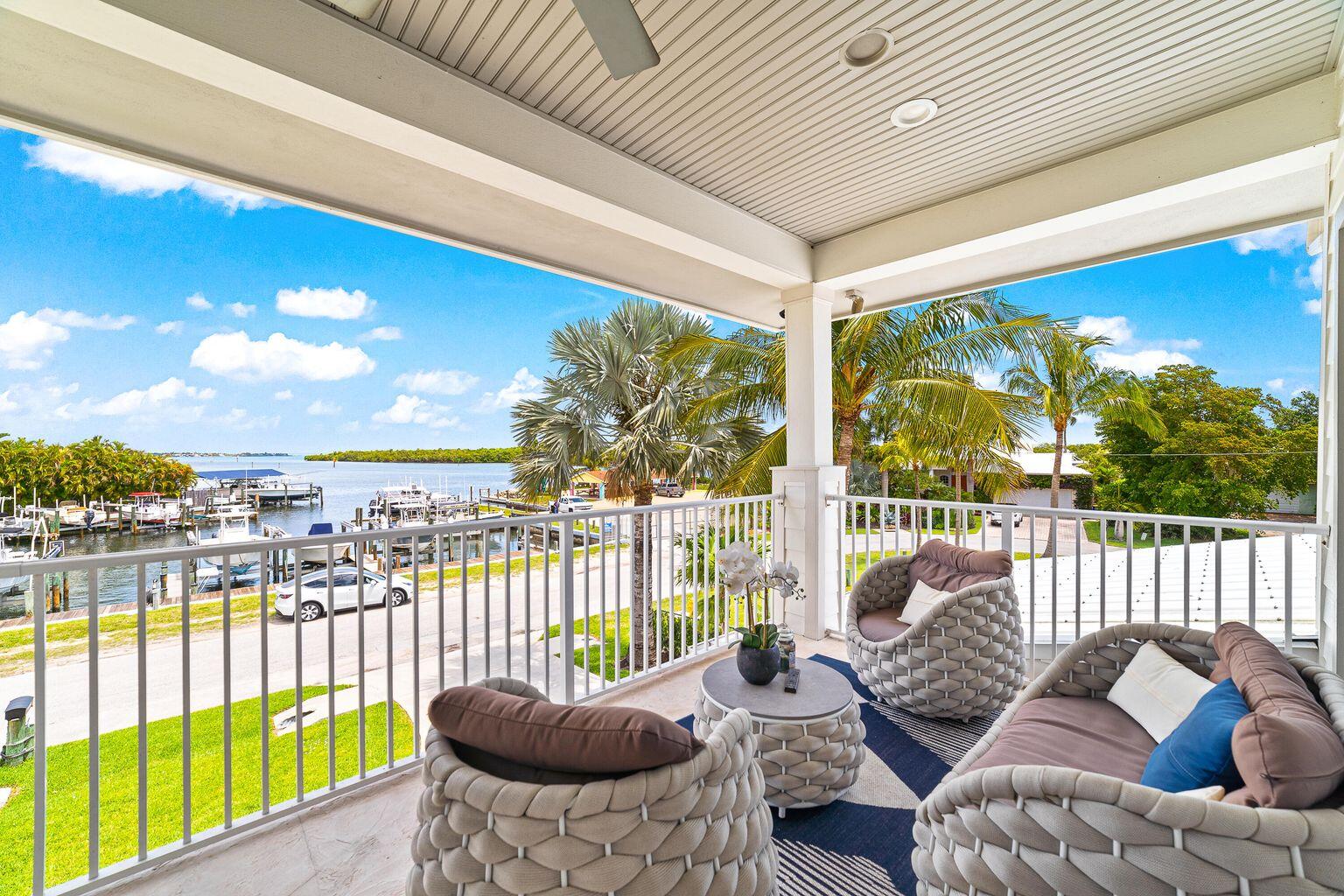 5722 Southeast Nassau Terrace Stuart, FL 34997 - Photo 36 of 51 View from Master Bedroom Balcony