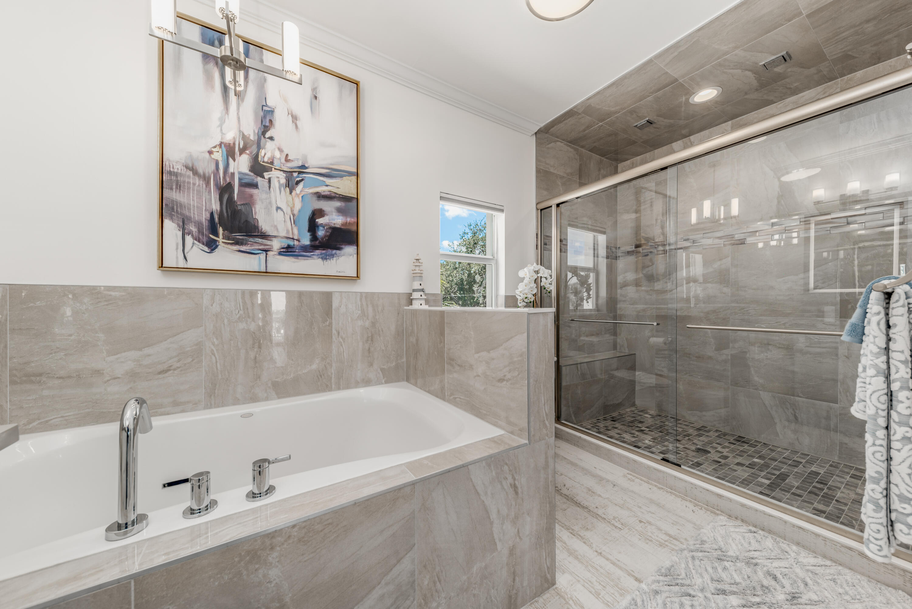 5722 Southeast Nassau Terrace Stuart, FL 34997 - Photo 39 of 51 Master Bathroom Shower with 9 Heads