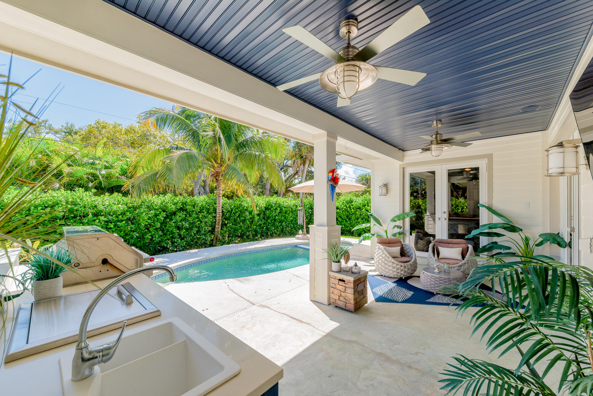 5722 Southeast Nassau Terrace Stuart, FL 34997 - Photo 43 of 51 Covered Patio