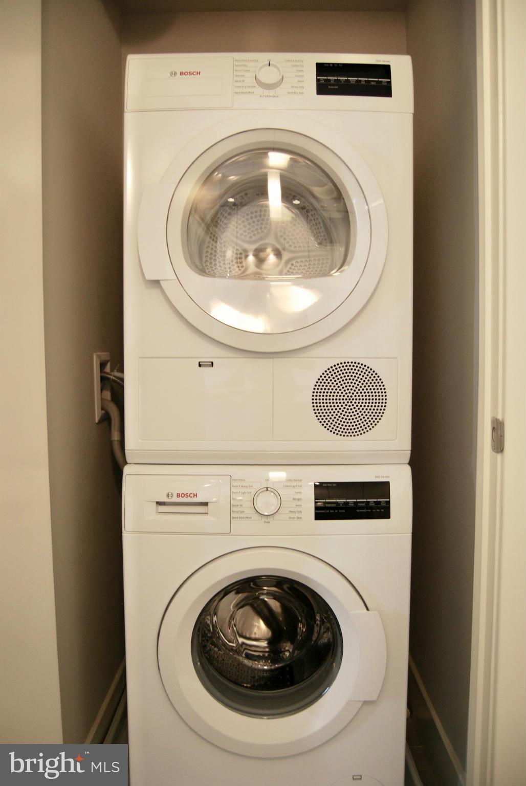 1311 13th Street Northwest, Unit 502 Washington, DC 20005 - Photo 11 of 21 a utility room with dryer and washer