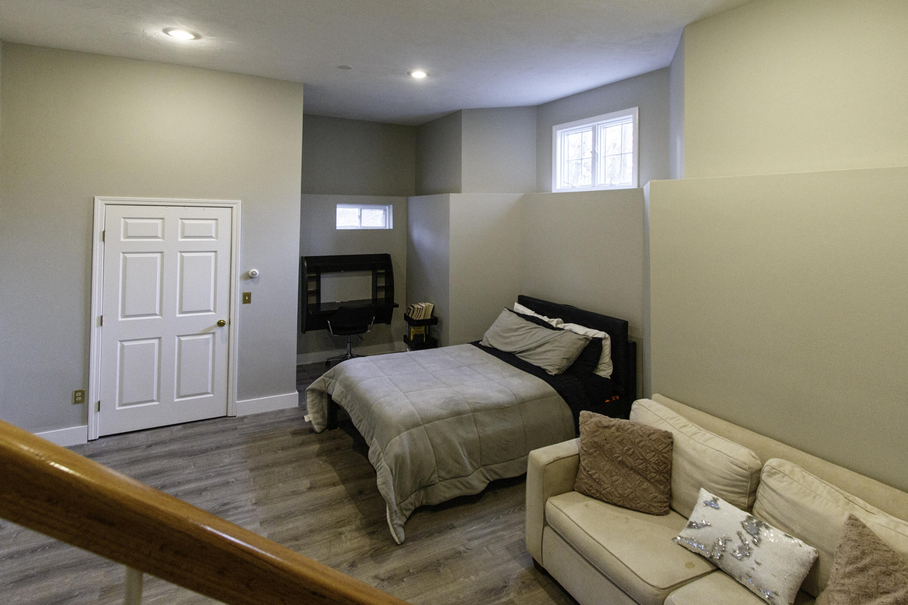 488 Upper County Road Dennis Port, MA 02639 - Photo 32 of 35 a bedroom with a bed and a couch