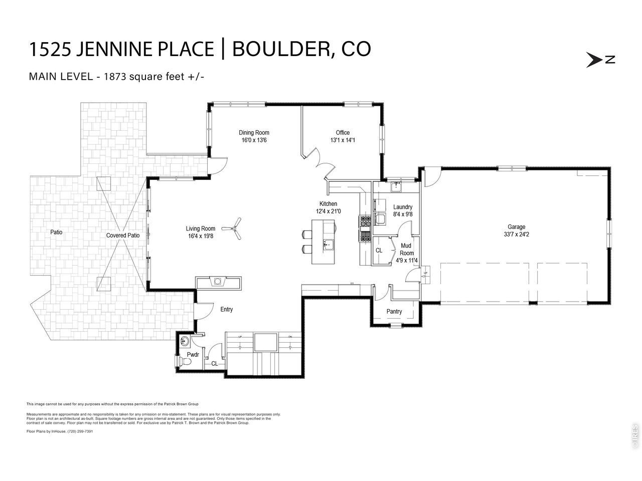 1525 Jennine Place Boulder, CO 80304 - Photo 48 of 50 Main level floor plans