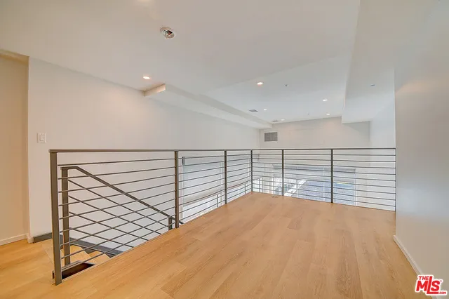 a view of a an empty room