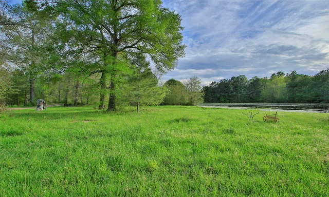 a view of outdoor space with deck and yard