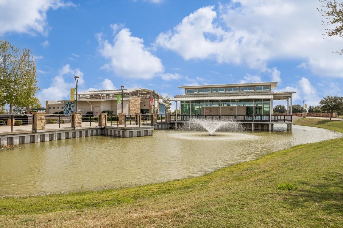 9951 Chapman Trail Manvel, TX 77578 - Photo 43 of 50 a view of a swimming pool with an outdoor seating