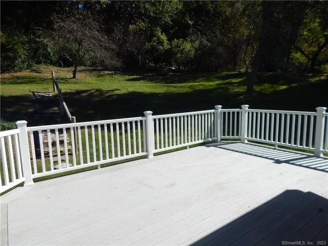 a view of a backyard with a garden