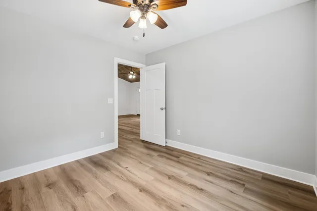 wooden floor in an empty room