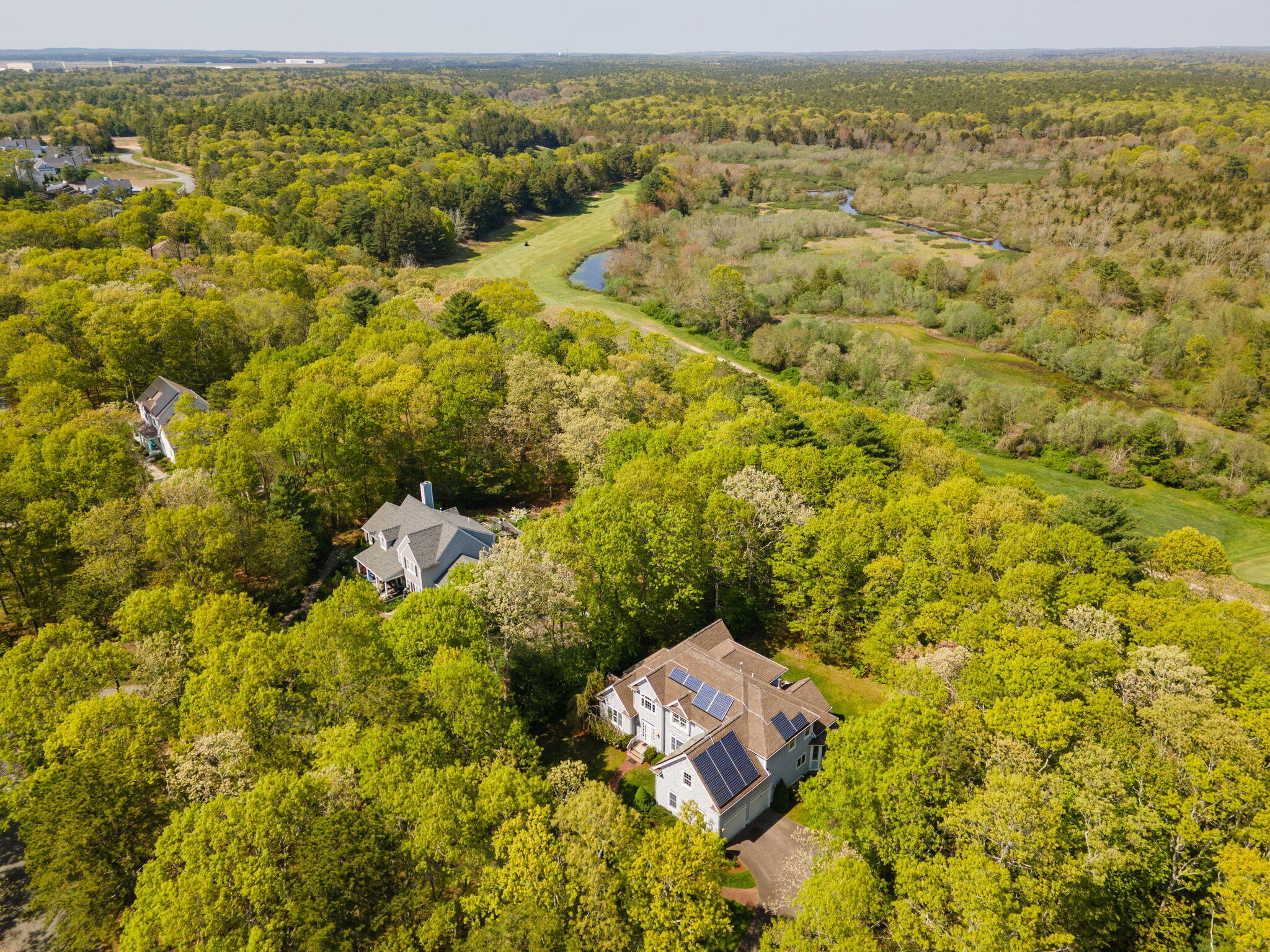 17 Payamps Road Mashpee, MA 02649 - Photo 13 of 72 an aerial view of residential houses with outdoor space and trees