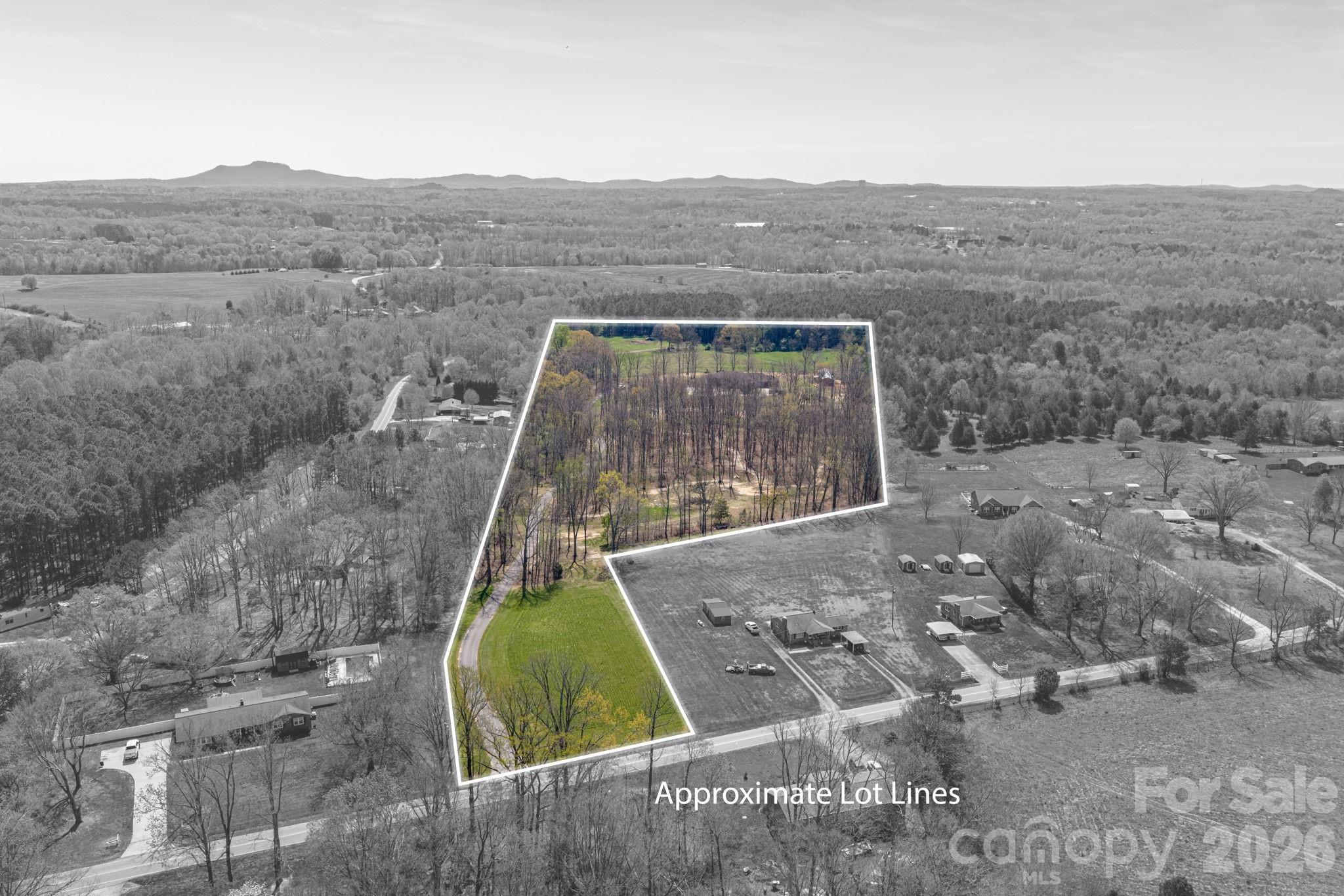 109 Wright Road Kings Mountain, NC 28086 - Photo 24 of 36 a view of a dry yard with trees