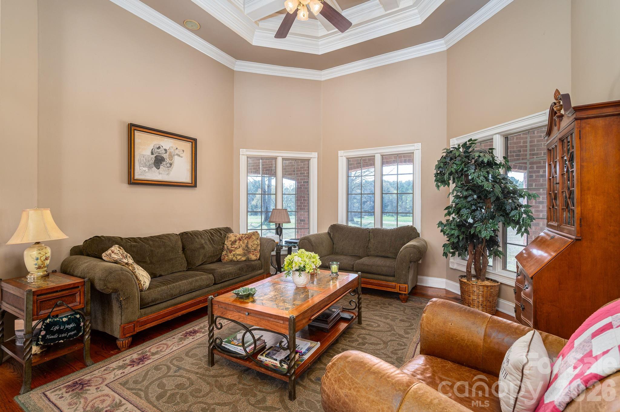 109 Wright Road Kings Mountain, NC 28086 - Photo 8 of 36 a living room with furniture and a large window