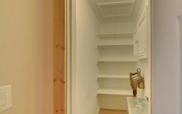 a view of walk in closet