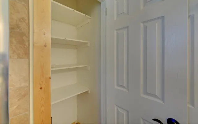 a view of walk in closet