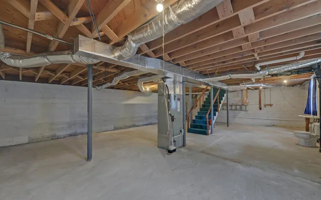 a view of water heater room