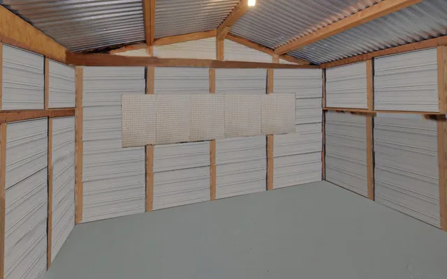 front view of a house with a garden