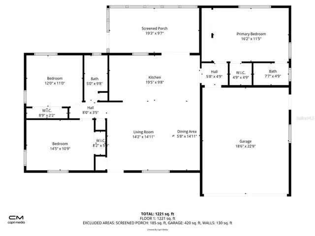 a picture of a floor plan