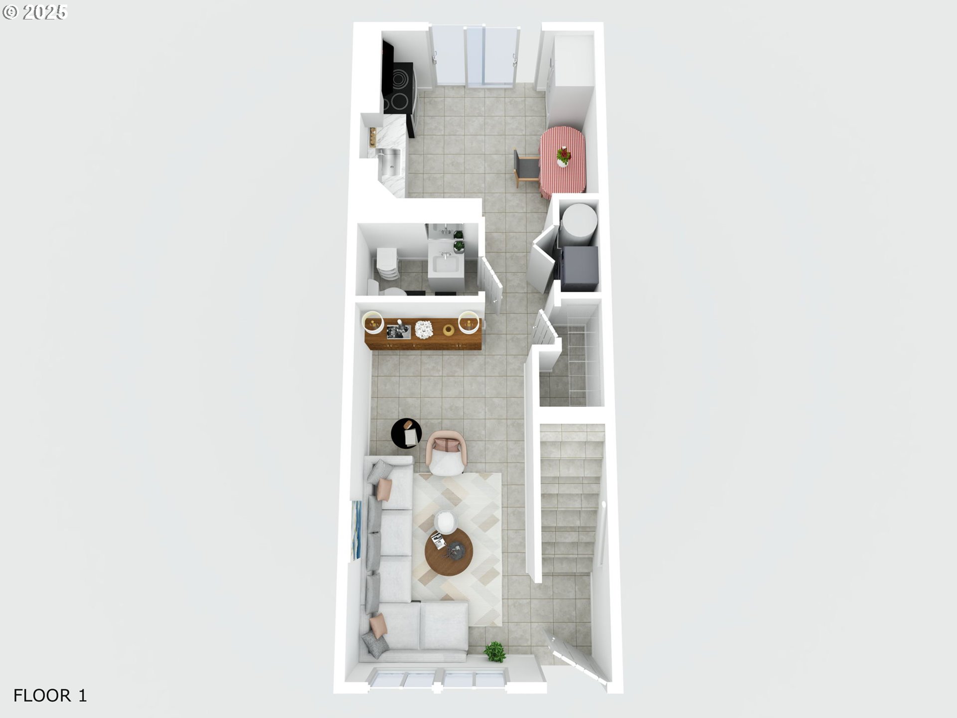 1720 17th Street Springfield, OR 97477 - Photo 22 of 23 a bathroom with a sink and a mirror